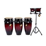 ست تومبا و بانگو Pearl مدل Elite Congas OAK