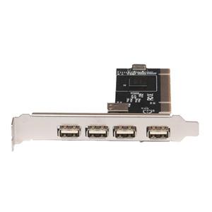 کارت تبدیل PCI به چهار پورت USB 2.0