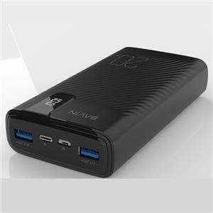 پاوربانک 20000 باوین Bavin Pc133s Portable Battery Charger Power bank توان 2.1 امپر 