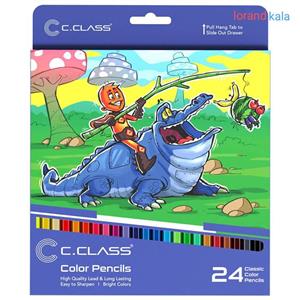 مدادرنگی 24رنگ سی کلاس c.class