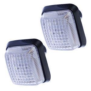 چراغ راهنما رو گلگیر 405 و پارس بی رنگ بدون لامپ بسته دو عددی کد AUTOLIGHT-158