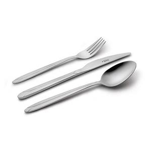 سرویس قاشق و چنگال 136 پارچه جعبه پایه دار مدل پالرمو ناب استیل رنگ طلایی pvd