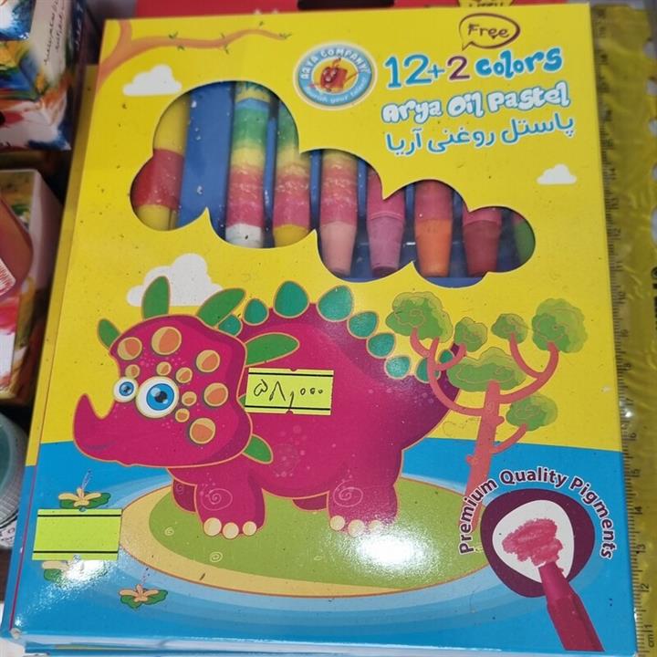 مداد شمعی 12 رنگ