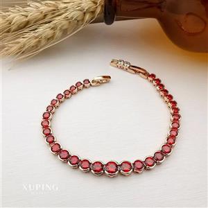 دستبند زنانه ژوپینگ مدل یاقوت قرمز کد B1172