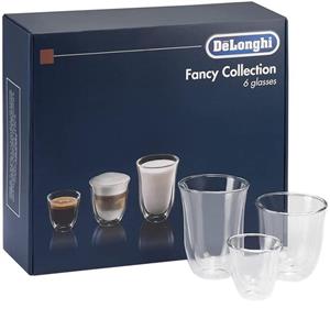 فنجان دوجداره 6 عددی دلونگی ترکیبی مدل Fancy Collection