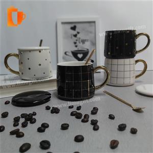 ماگ دسته طلایی