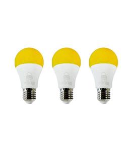 لامپ ال ای دی ۹ وات بروکس مدل BRX رنگی پایه E27 بسته ۳ عددی