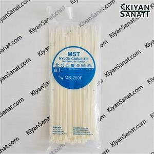 بست کمربندی 25 سانتی MST عرض 3.6 سفید