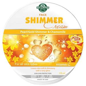 کرم روشن کننده و براق پوست Hollywood Style حجم 175میل Face shimmer cream 