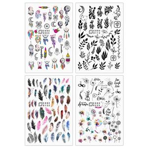 برچسب لنز ناخن مجموعه 4 عددی