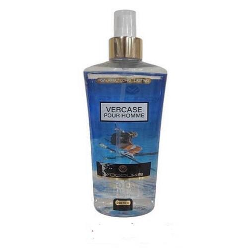 بادی اسپلش مردانه وودلایک مدل ورساچه پورهوم حجم 250 میلی لیتر - WOODLIKE VERCASE POUR HOMME BODY SPLASH