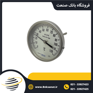 گیج دما ویکا ( WIKA ) آلمان افقی صفحه 10 سانتی متر
