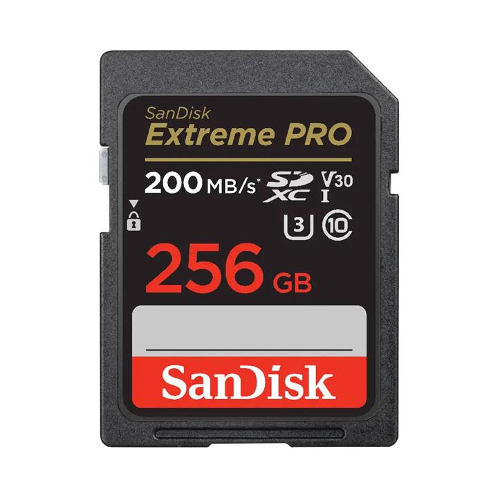 حافظه سندیسک  SanDisk Extreme PRO SD 256G 200MB/S