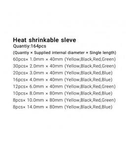 پک شیرینگ وارنیش حرارتی میکس بسته 164 عددی