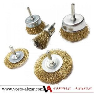 ست 5 عددی فرچه (برس) سیمی سر دریل