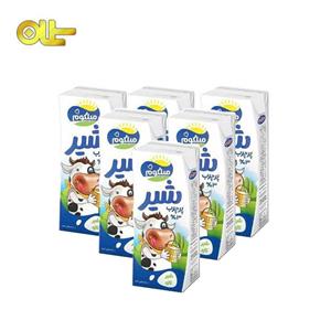 شیر پاکتی  میلکوم 200 سی سی میهن 6 عددی