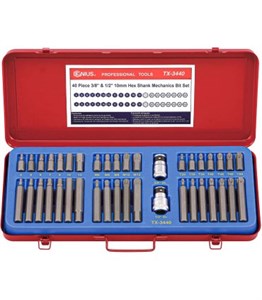 جعبه بیت 40 عددی آلن ستاره ، شش گوش و M ام جنیوس مدل TX-3440