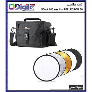 کیف لوپرو Lowepro Nova 180 + رفلکتور 80*80