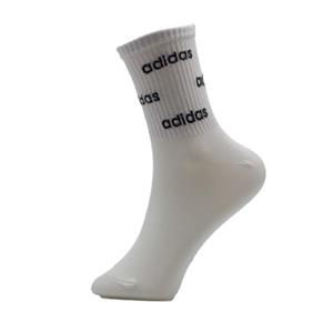 جوراب ورزشی مردانه آدیداس کد AP-400 | نیم ساق | سفید 