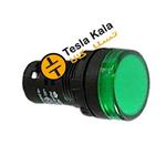 چراغ سیگنال تابلویی LED  22mm ولتاژ خاص ac-dc در رنگ سبز