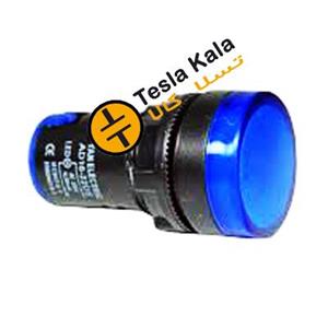 چراغ سیگنال تابلویی LED  22mm ولتاژ خاص ac-dc در رنگ آبی 