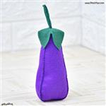 عروسک کنفی بامجان مناسب سگ و گربه تک عدد کد ۷۱۷
