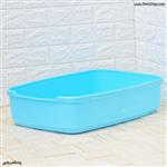 ظرف توالت ساده گربه دنیل آبی ابعاد ۵۸*۴۰*۱۹ سانتی متر کد ۷۳۹