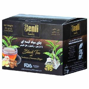 چای سیاه معطر بنلی بسته 14 عددی