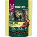 غذا خشک گربه طعم گوزن شمالی رئال نیچا آلمان REAL NATURE WILDERNESS Dark Fjord Adult Rentier mit Wildschwein - Geflügel 300g