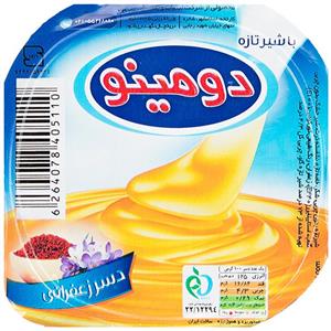 دسر زعفرانی دومینو مقدار 100 گرم