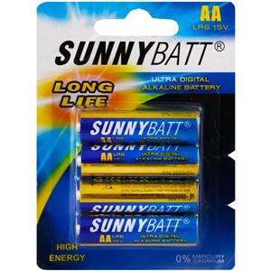 باتری قلمی LR6 Ultra Alkaline سانی بت 1.5 ولت 4 عددی