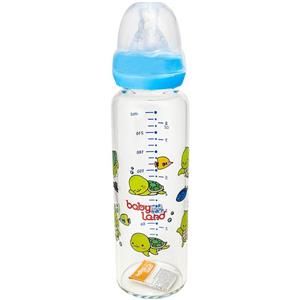 شیشه شیر فندقی مدل 470 بیبی لند 240 میلی لیتری