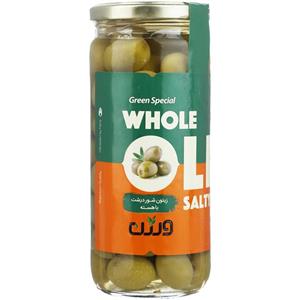 زیتون شور درشت با هسته ورژن - 500 گرم