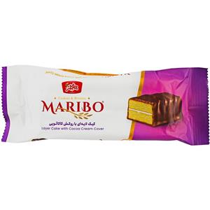 کیک وانیلی روکش دار کاکائویی ماریبو چاکلز 60 گرمی