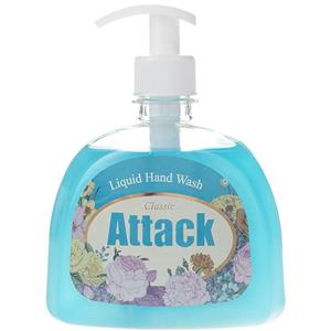 مایع دستشویی آبی اتک 500 میلی لیتری