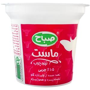 ماست نیم چرب صباح 600 گرمی