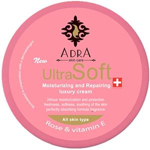 کرم مرطوب کننده Rose & Vitamin E آدرا 200 میلی لیتری