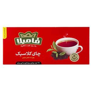 چای کیسه ای فامیلا 25 عددی