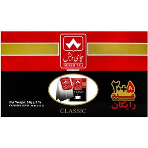چای سیاه کیسه ای کلاسیک دبش 25 عددی