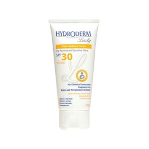 کرم ضد آفتاب گیاهی spf 30 فاقد جاذبهای شیمیائی هیدرودرم