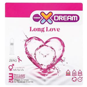 کاندوم تاخیری خاردار Long Love ایکس دریم 3 عددی 
