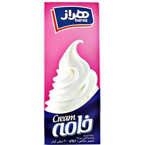 خامه نیم چرب هراز 200 گرمی