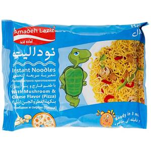 نودل قارچ و پنیر پیتزا آماده لذیذ 75 گرمی