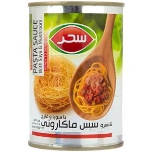 کنسرو سس ماکارونی با سویا و قارچ سحر - 400 گرم