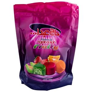 پشمک لقمه ای میکس با روکش میوه ای حاج عبدالله -1000 گرم