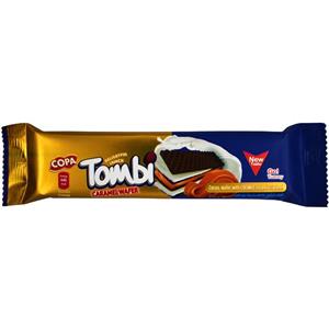 ویفر کاکائویی با کرم نارگیلی و کارامل کوپا 18 گرمی
