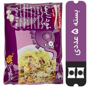 بسته ۵ عددی نودل قارچ آماده لذیذ 75 گرمی