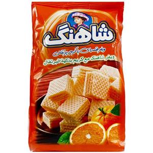 ویفر کرم دار پرتقالی لقمه ای شاهنگ 110 گرمی