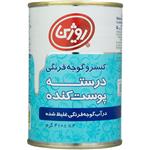 کنسرو گوجه فرنگی درسته بدون پوست روژین 410 گرمی