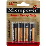باتری قلمی UM-3 Super Heavy Duty میکروپاور 1.5 ولت 4 عددی